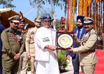 Lt Governor attends Passing Out Parade of JKP constables at PTS Kathua