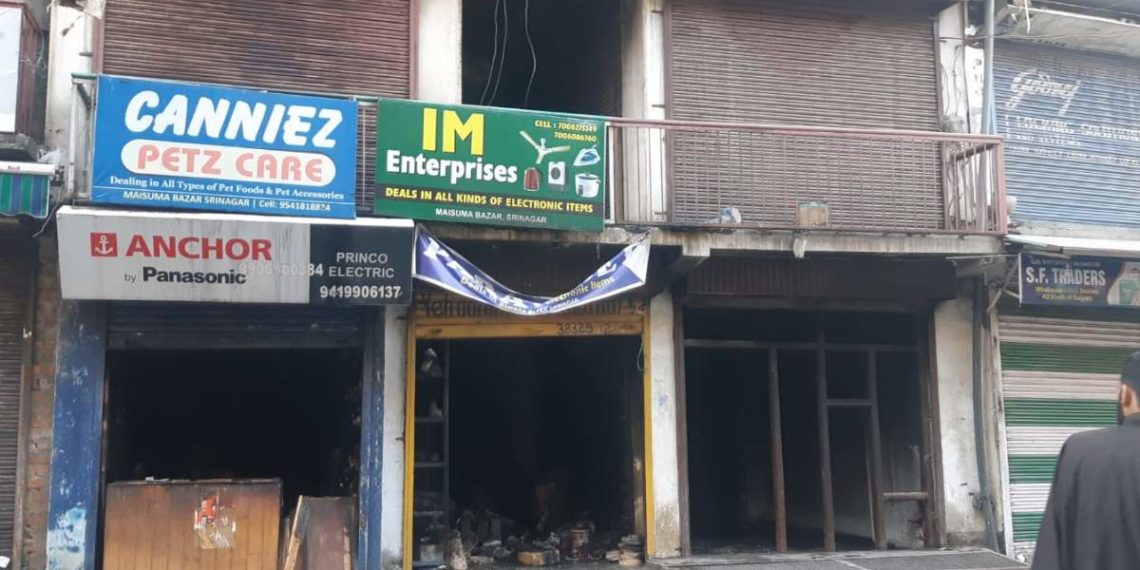 7 shops gutted in pre-dawn Maisuma fire incident