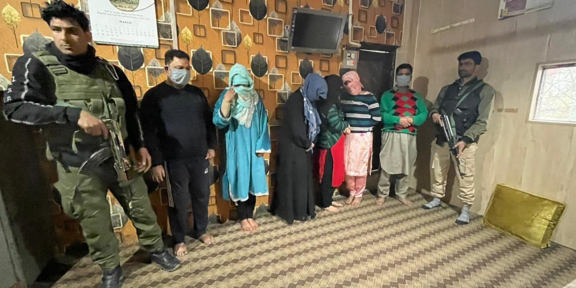 Prostitution Racket Busted in Baghi Mehtab Srinagar: Police