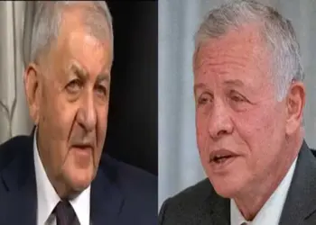 Iraqi president, Jordanian king reaffirm commitment to Palestinian cause