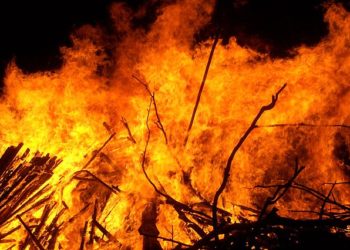 Five shops damaged in fire incident in Mahore Reasi