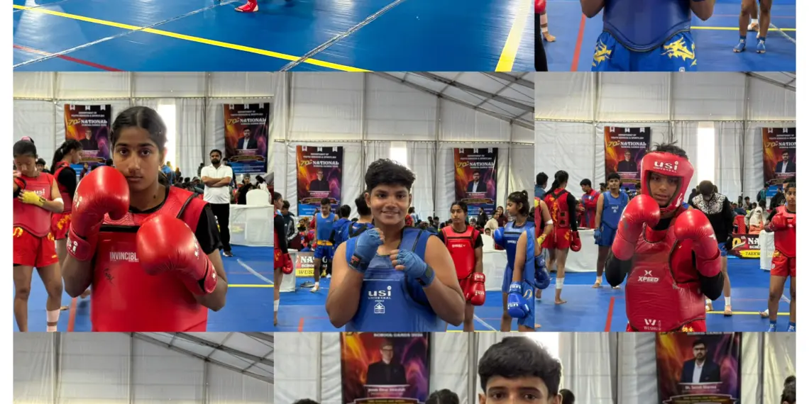 70th National School Games Wushu Championship Concludes; J&K’s Moomin Ali Malik Clinches Gold
