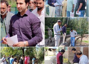 BDO Kanjiluar Dr. Tarique Ahmad Padder Conducts Extensive Field Visit To Review VBG RAM G Works