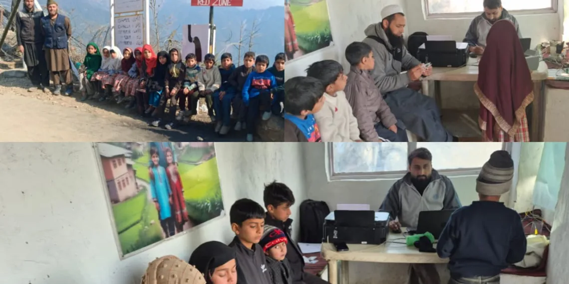 Mandatory Biometric Update Camp Held at Farwad Jabdi, Karnah