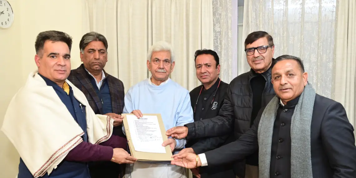 Delegation of BJP leaders called on LG