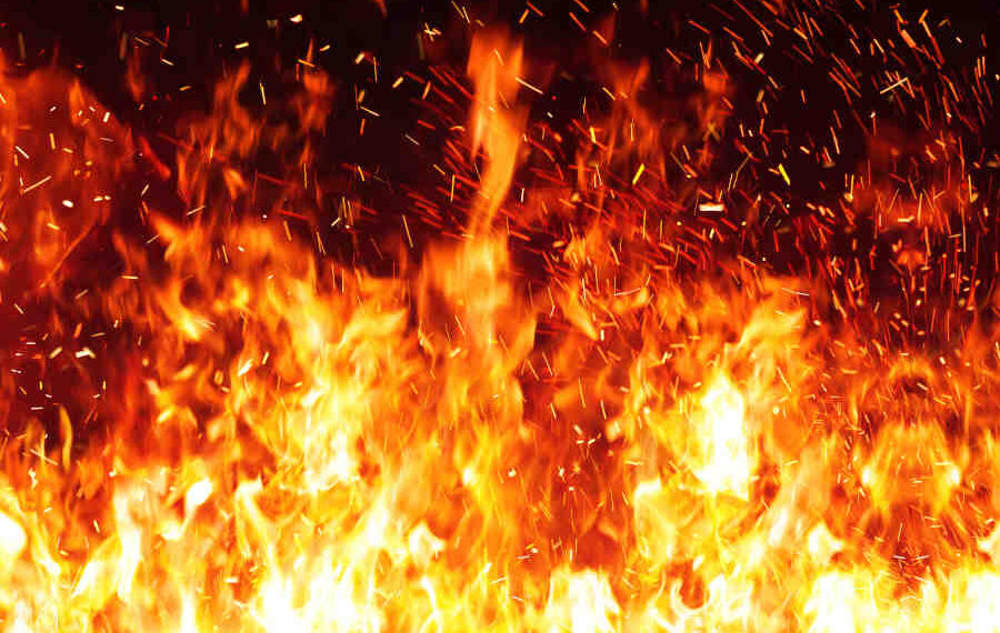 Several residential structures, two cowsheds damaged in Handwara blaze