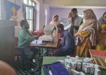 150+ PATIENTS EXAMINED AT FREE EYE SCREENING CAMP IN J&K’s KUPWARA
