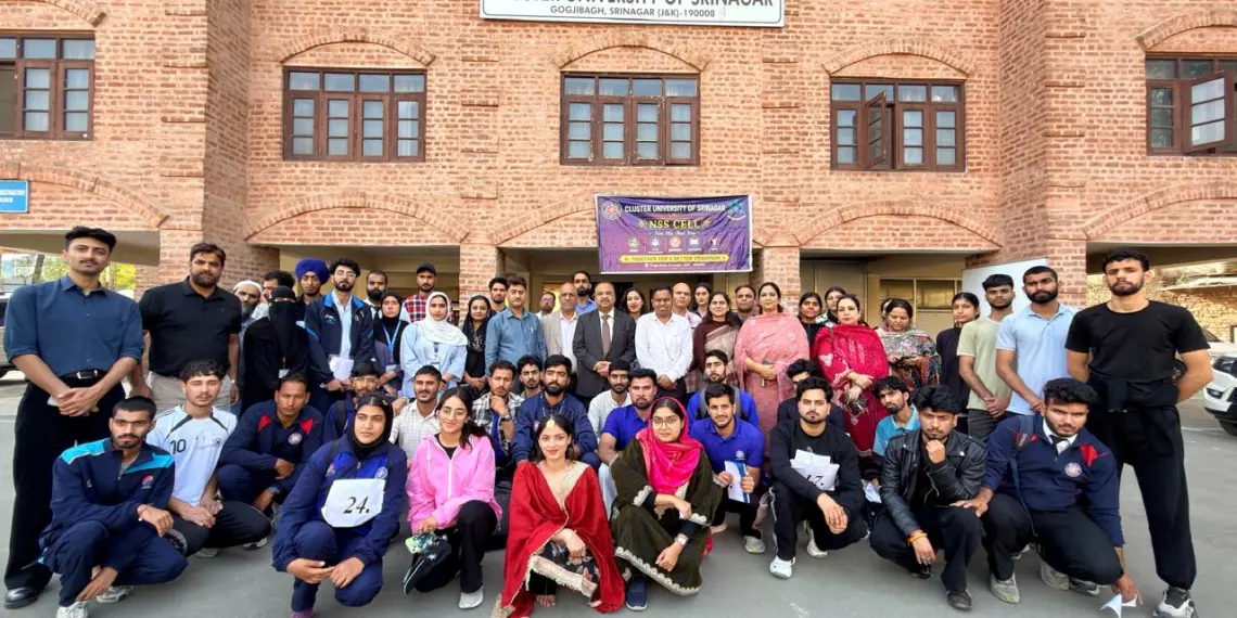 Cluster University Srinagar Successfully Hosted State-Level Trial for North Zone Pre-Republic Day Parade Camp 2026