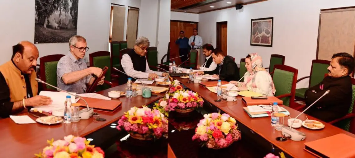 CM Omar Abdullah Chairs Cabinet Meet In Pahalgam