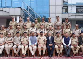 DGP J&K decorates newly inducted IPS officers with ranks