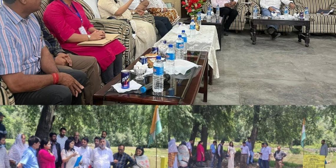 Central Nodal Officer JSA, CTR visits Banihal; inspects Amrit Sarovars, interacts with PRIs