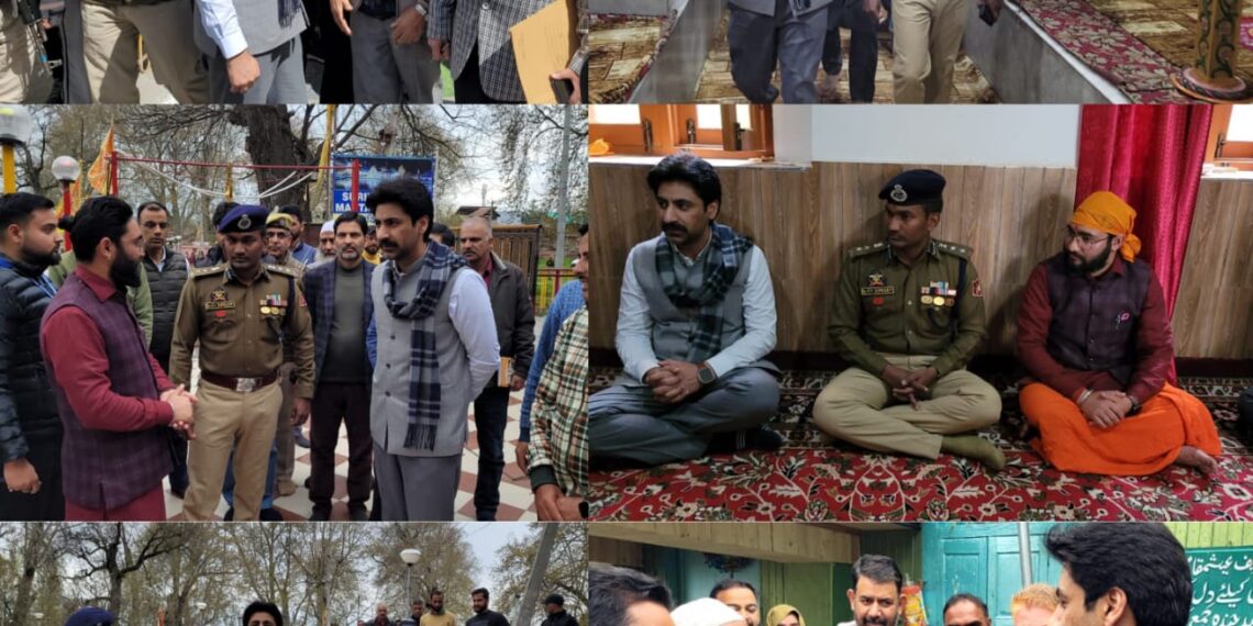 DC Anantnag visits several Religious Shrines ahead of upcoming festivals