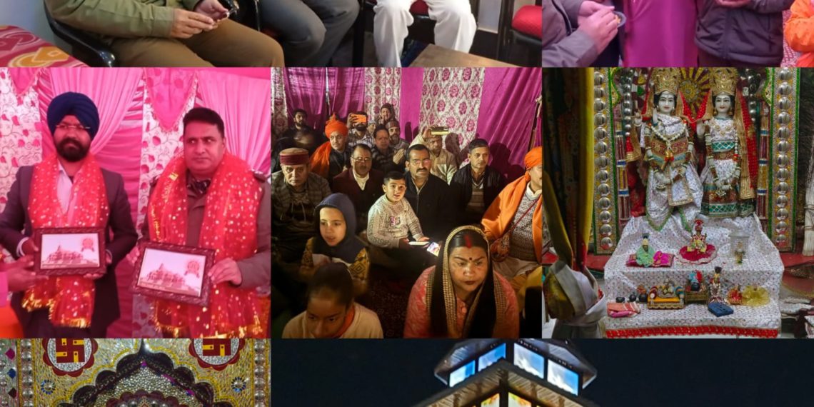 DC Doda joins Grand celebration of Ram Mandir Ayodhya Pran Pratishtha at Radhey Shyam Temple