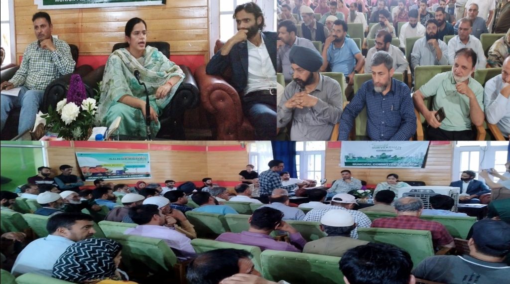 DDC Kupwara chairs Mega Block/ Municipal Diwas at Langate
