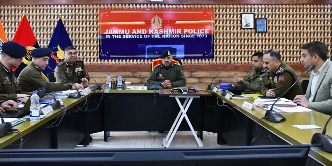 DGP reviews security situation, operational preparedness at PCR Kashmir