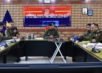 DGP reviews security situation, operational preparedness at PCR Kashmir