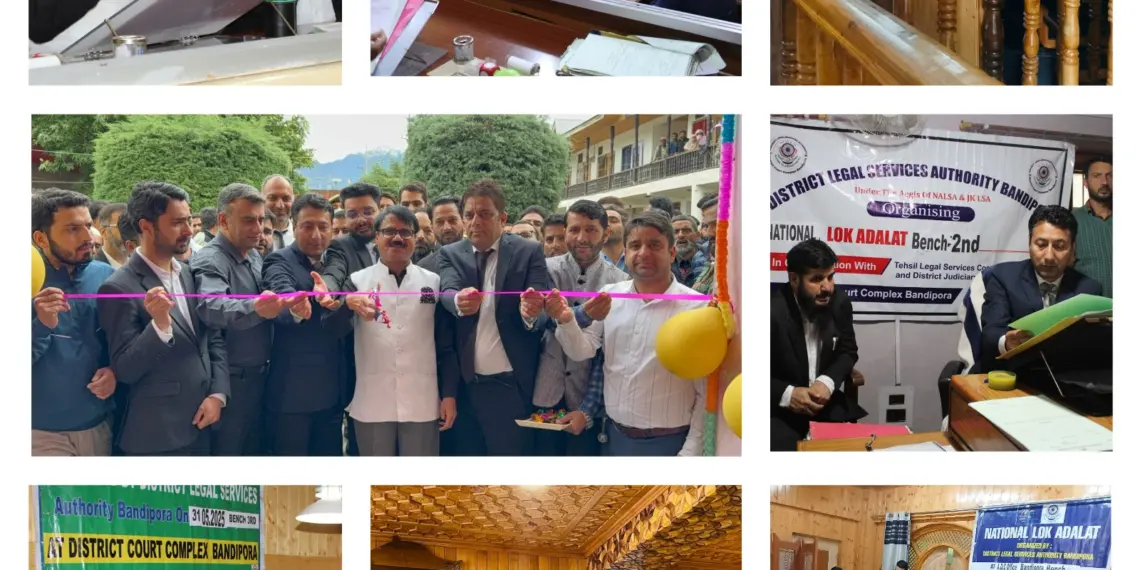 DLSA Bandipora successfully conducted 2nd National Lok Adalat for the year 2025
