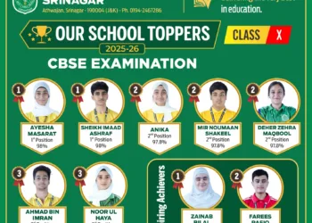 DPS Srinagar Delivers Stellar CBSE Result; Students Clinch Top Ranks with Exceptional Scores