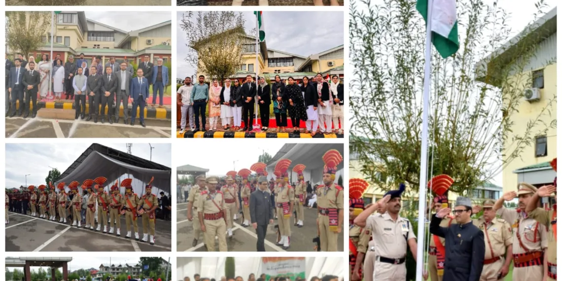 District Judiciary Srinagar Marks 79th Independence Day with Patriotic Ceremony at Moominabad Court Complex