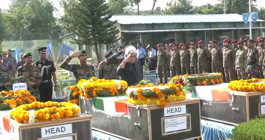 Rajouri Encounter: Militant Killed, Says Army As LG Lays Floral Wreaths On Bodies Of 5 Soldiers
