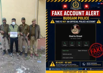 Fake WhatsApp Account in SSP Budgam’s Name Busted; FIR Registered Against Accused