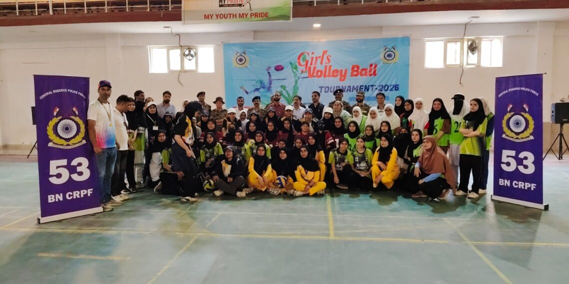 Girls Volleyball Tournament 2026 Inaugurated at Indoor Stadium Baramulla
