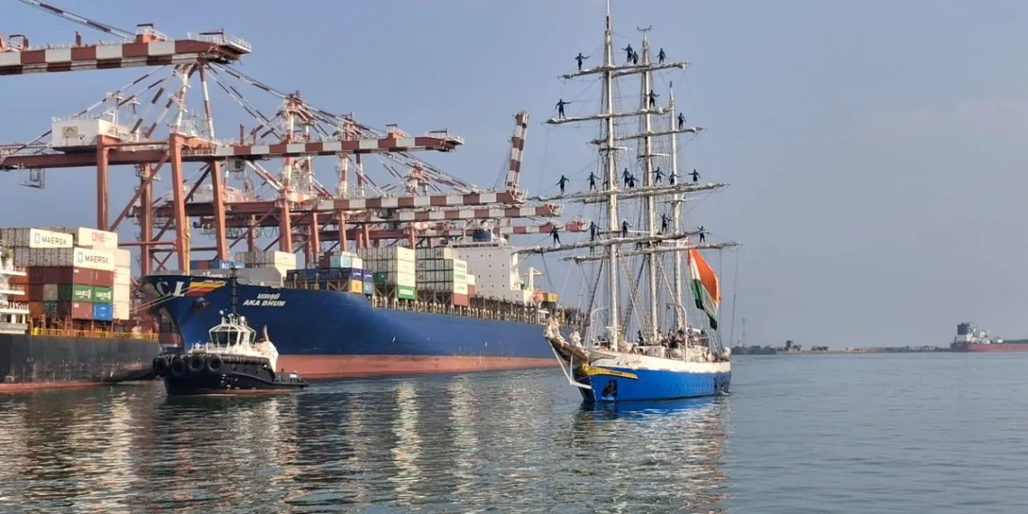 Indian Navy’s Capacity Building Takes Centre Stage as INS Tarangini Docks in Trincomalee