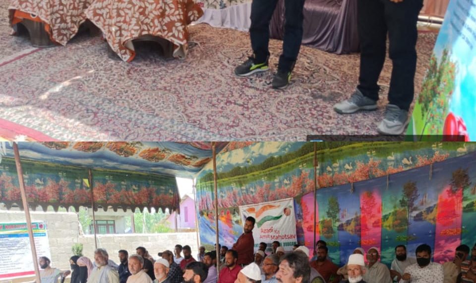 Horticulture Deptt Budgam holds awareness camp in Zone Kremshore