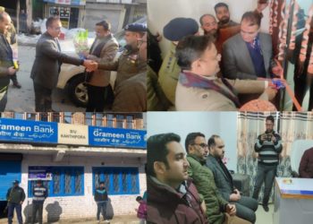 ڈی سی کپواڑہ نے جے کے گرامین بینک کنٹھ پورہ لولاب کے نئے احاطے کا افتتاح کیا