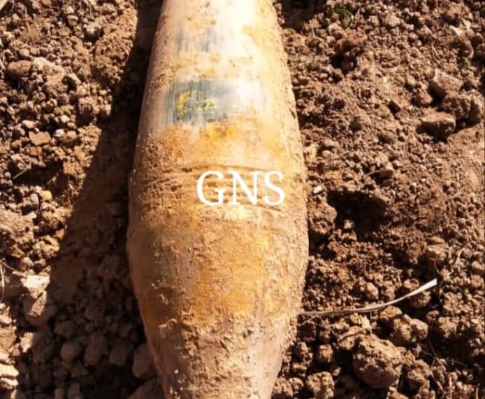 Old Rusted Mortor Shell Found in Poonch, Safely Destroyed