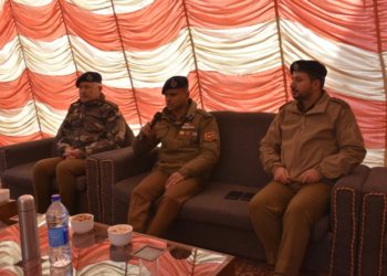 SSP Baramulla visits District Police Lines
