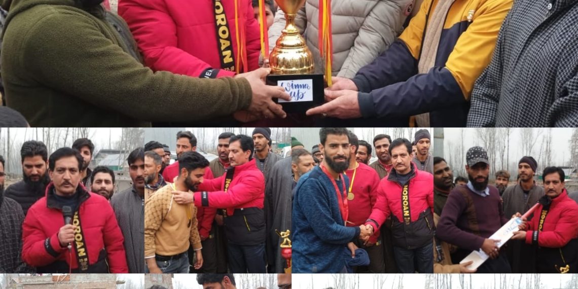 Mohammad Amin Shah witnessed a thrilling match between a team of Sidiq Memorial Pati Rampora and Friends Eleven at Sheikh Mohalla Theeru Ganderbal