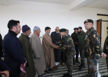 GENERAL OFFICER COMMANDING, KILO FORCE VISITS PALHALLAN 