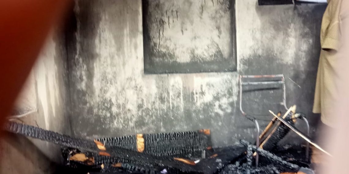 School Building Damaged in Fire Incident in Dardpora Lolab