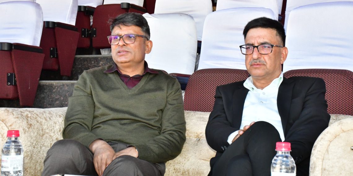 ADGP Armed reviews final arrangements for All India Police Football Championship