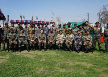 ADG NCC Directorate Jammu Kashmir and Ladakh visits NCC Group HQ