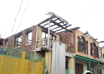 Two residential houses gutted in Narbal blaze