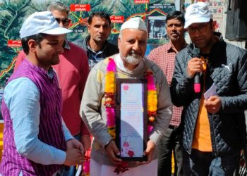 Kashmir Writers Association demands opening of Sharda Peeth in Pakistan-occupied Kashmir during impressive event at Sharda Temple inauguration