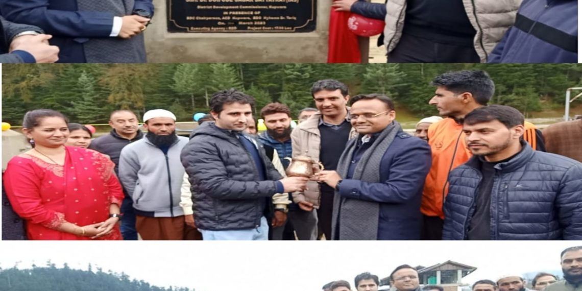 ڈی سی کپواڑہ نے کپواڑہ میں امرتسروور ریور فرنٹ کا افتتاح کیا