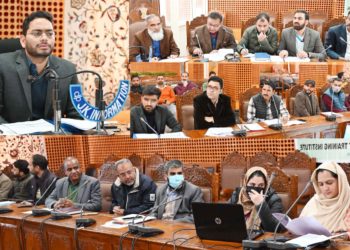 DC Shopian chairs DLRC & DCC meeting to review performance of Banks, line departments