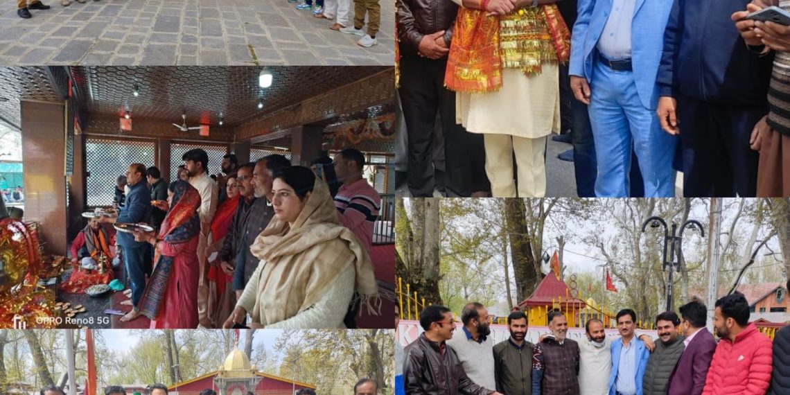 BJP unit Ganderbal and Shri Ashok Koul extended their greetings on the occasion of Ram Navami, met deputy commissioner Mr. Shyambir