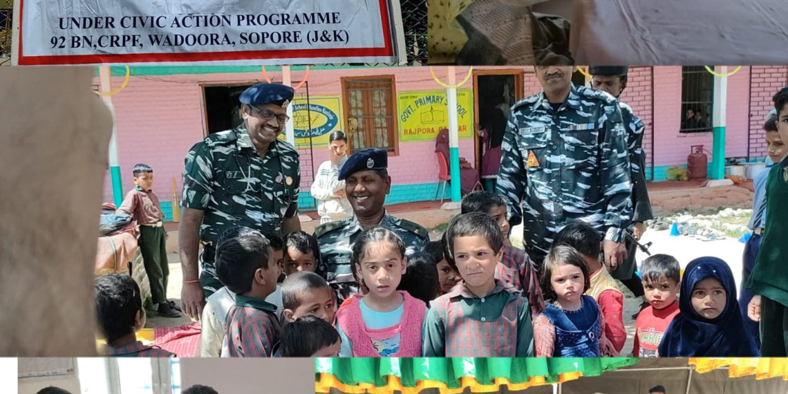 92 Battalion CRPF organised free medical camp at Rajpora Zachaldara