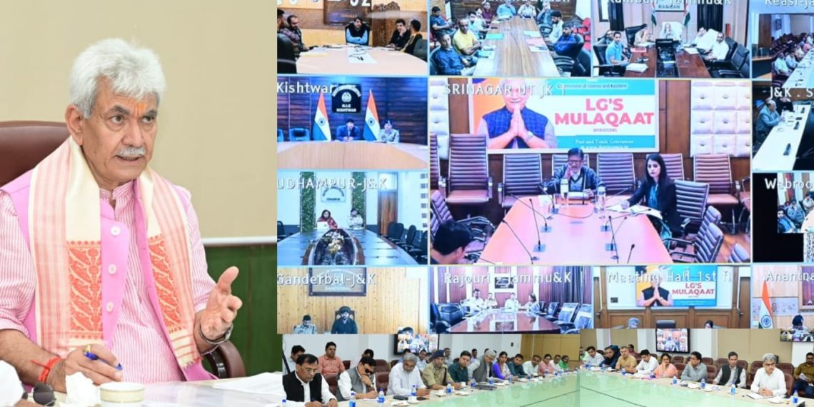 “LG’s Mulaqaat” Lt Governor interacts with the people through LG’s Mulaqaat online platform and hears their grievances