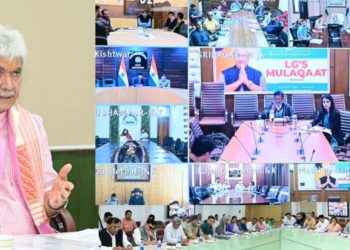“LG’s Mulaqaat”  Lt Governor interacts with the people through LG’s Mulaqaat online platform and hears their grievances