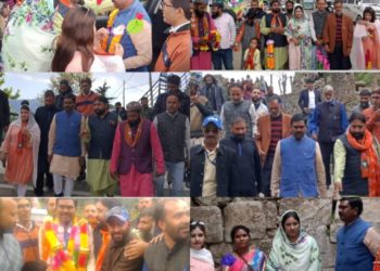 Samir Oraon National President S.T. Morcha for BJP visited Kangan Ganderbal