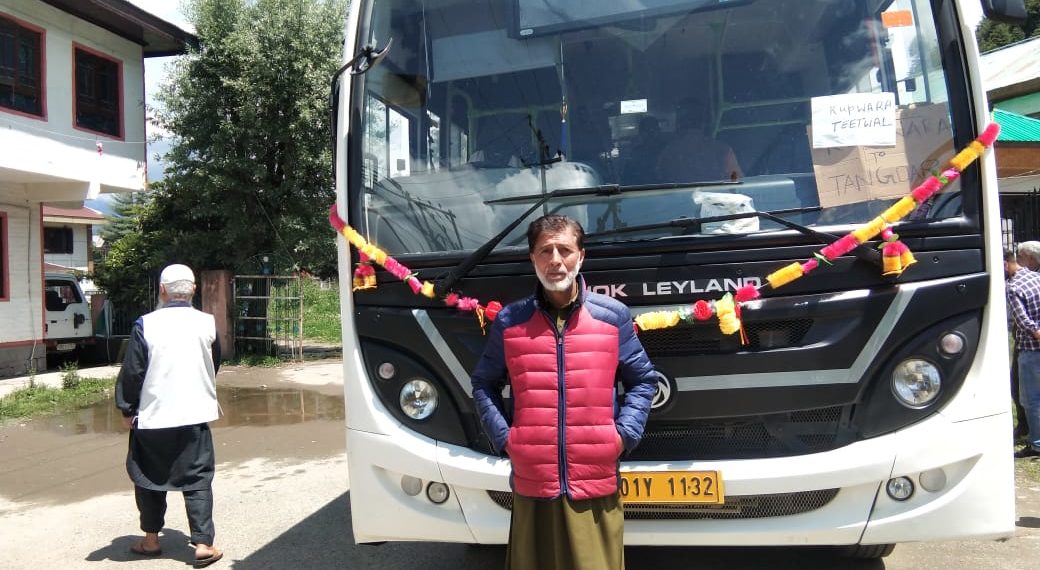 “ٹیٹوال کے لیے ایس آر ٹی سی ٹورسٹ بس سروس کا آغاز – ٹیتوال، کرناہ کی تاریخ میں پہلی بار