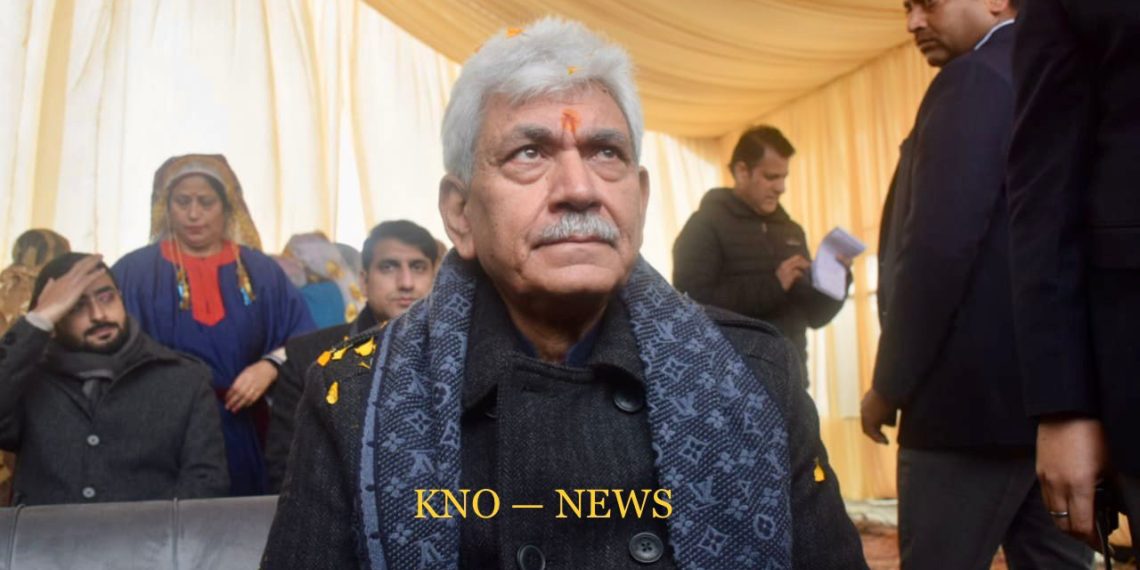 1000 odd people had hijacked admin to ruin J&K; time over for them: LG Sinha in Anantnag