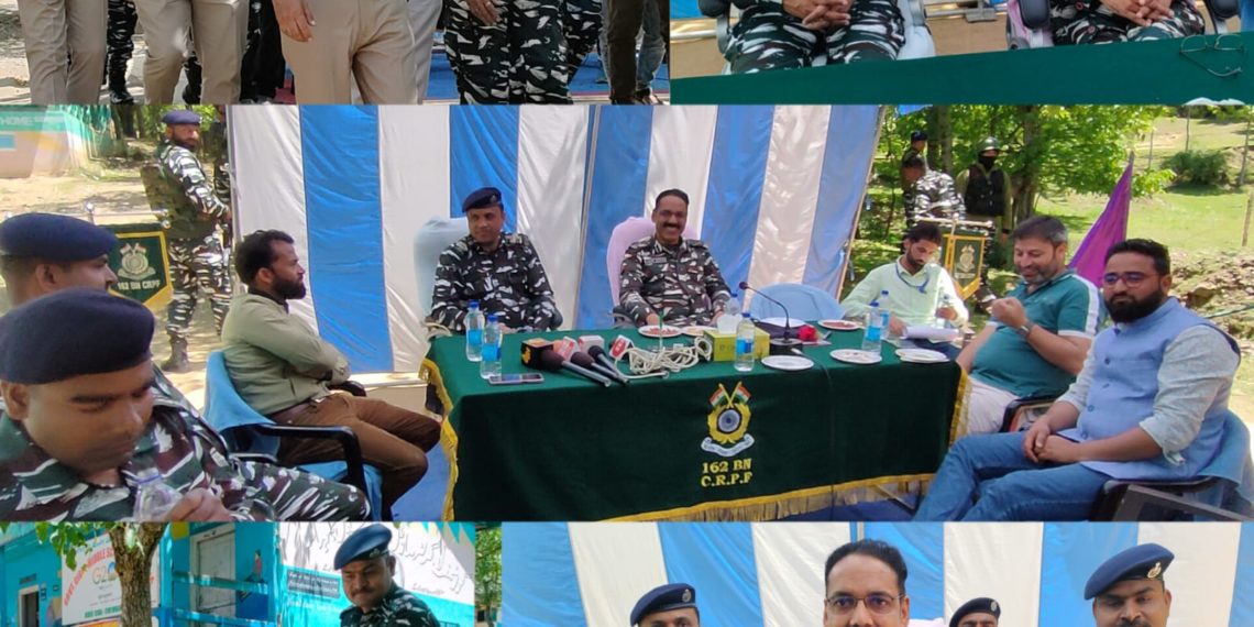 162 Battalion CRPF Holds Free Medical Camp in Bumhama Kupwara