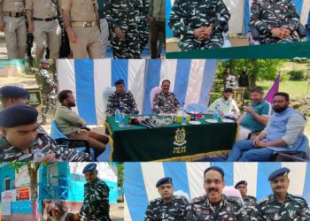 162 Battalion CRPF Holds Free Medical Camp in Bumhama Kupwara