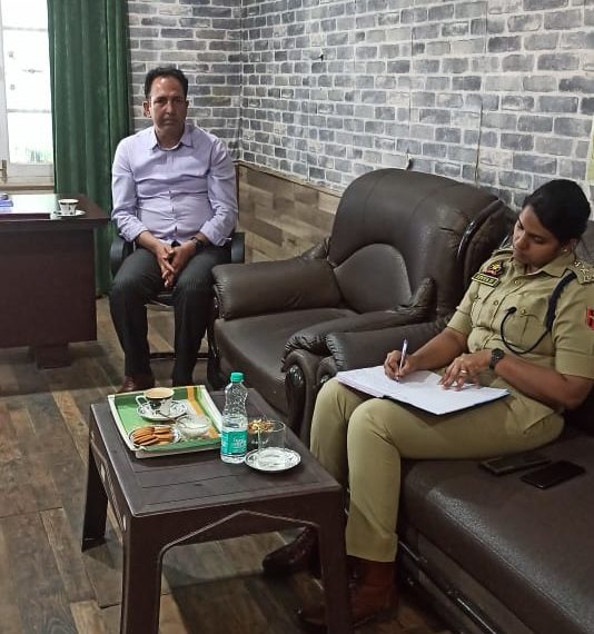 SP Hqrs Baramulla, Divya D-IPS visited Police Drug de-addiction centre Baramulla and took stock of functioning here today